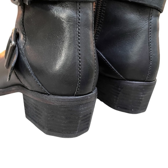 Kork Ease Maxine Leather Buckle Ankle Zip Boots — Size 39/US 8 - Picture 5 of 12